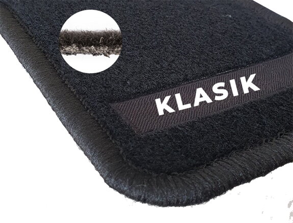 Textilné autokoberce Klasik - Volvo XC70 od r. 2011→