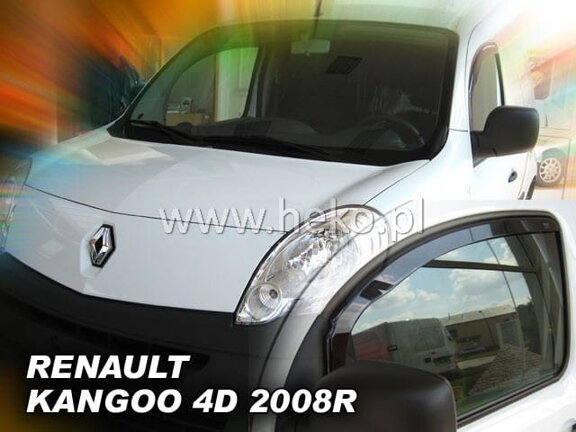 Deflektory okien RENAULT KANGOO 4-dver. od r. 2008 →